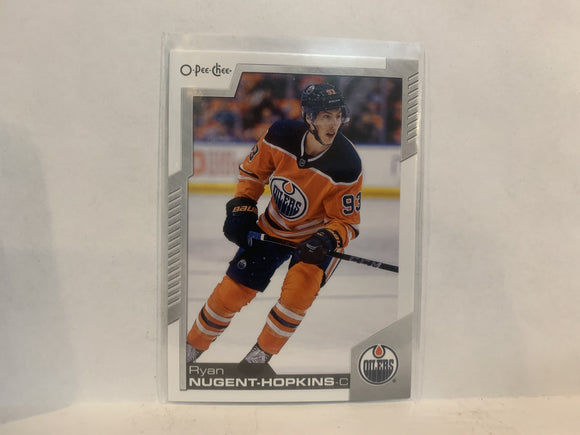 #149 Ryan Nugent-Hopkins Edmonton Oilers 2020-21 O-PEE-CHEE Hockey Card MV