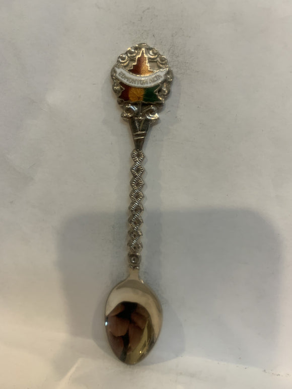 Edmonton Alta Alberta Maple Leaf Souvenir Spoon