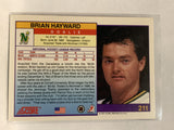 # 211 Brian Hayward Washington Capitals 1991-92 Upper Deck Hockey Card