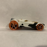 White Rocket Fire Hot Wheels Diecast Car FM