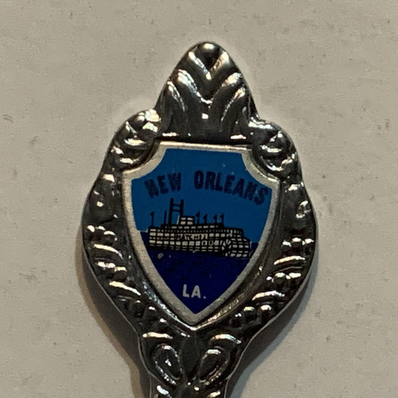 New Orleans Louisiana River Paddle Boat Collectable Souvenir Spoon AW