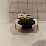 White Rocket Fire Hot Wheels Diecast Car FM