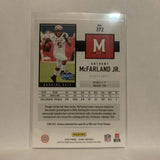 #372 Anthony Mcfarland Jr Rookie Maryland Terrapins 2020 Score Football Card LB