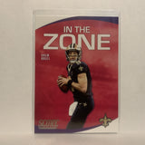 #IZ-DB Drew Brees In The Zone New Orleans Saints 2020 Score Football Card LB