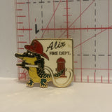 Alix Fire Department Alix-Gator Alberta Lapel Hat Pin