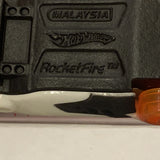 White Rocket Fire Hot Wheels Diecast Car FM