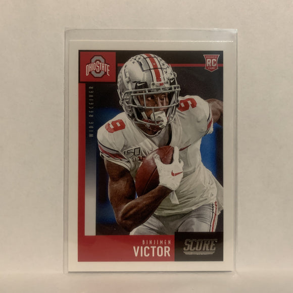 #413 Binjimen Victor Rookie Ohio State 2020 Score Football Card LB