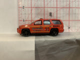Red Rescue 8 Fire Dept 07 Chevy Tahoe Hot Wheels Loose Diecast Car