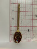 Orchid Flower Virginia City Nevada Souvenir Spoon