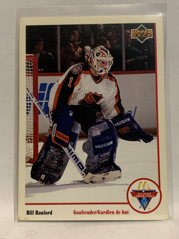 # 21 Bill Ranford  All-Star 1991-92 Mcdonalds Upper Deck Hockey Card