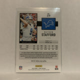 #219 Matthew Stafford Detroit Lions 2020 Score Football Card LB