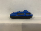 Blue Hovercraft Yacht  Unbranded Loose Diecast Car