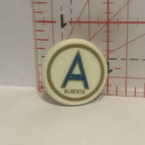A Alix Alberta Logo Lapel Hat Pin