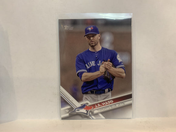 #662 J.A. Happ Toronto Blue Jays 2017 Topps Series 2 Baseball Card MW