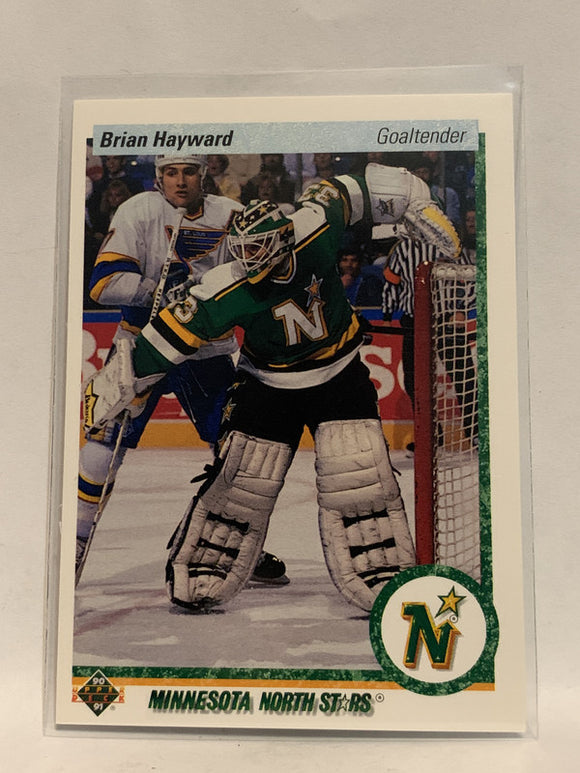 # 449 Brian Hayward Minnesota North Stars 1990-91 Upper Deck Hockey Card