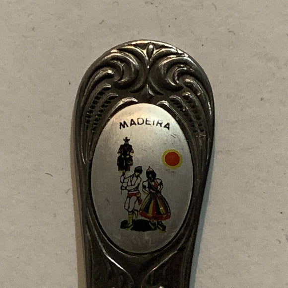 Madeira Portugal Dancing Collectable Souvenir Spoon AW