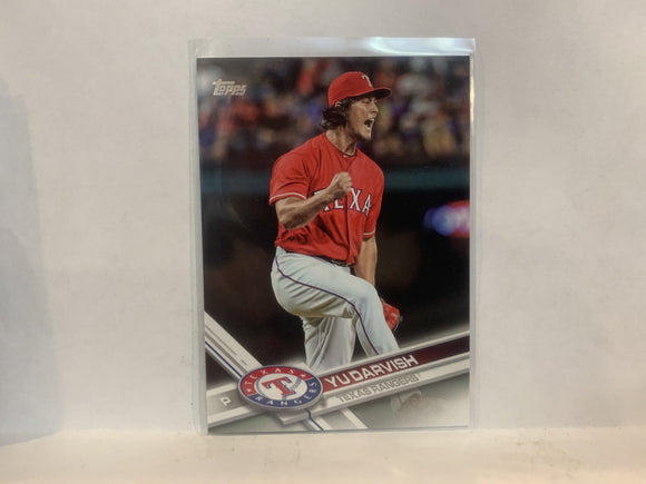 #665 Yu Darvish Texas Rangers 2017 Topps Series 2 Baseball Card MW