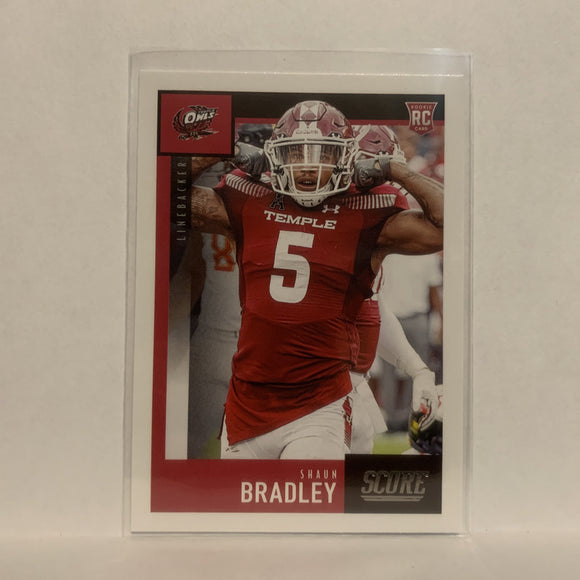 #373 Shaun Bradley Rookie Temple Owls 2020 Score Football Card LC