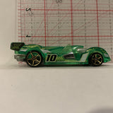 Green Hi-Tech Missile ©2013 Hot Wheels Diecast Car FN