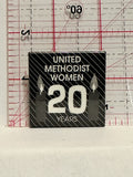 United Methodist Women 20 Years Button Pinback