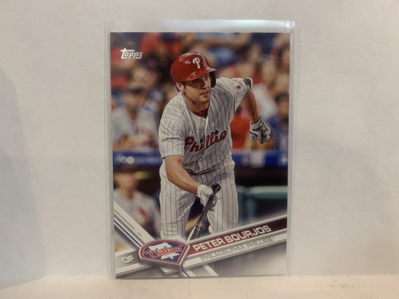 #661 Peter Bourjos Philadelphia Phillies 2017 Topps Series 2 Baseball Card MW