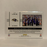 #HDL-BAL Baltimore Ravens Huddle Up 2020 Score Football Card LC
