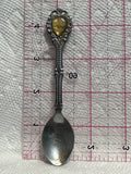 November Blackfalds Alberta Chrysanthemum Flower  Souvenir Spoon