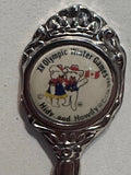 XV Olympic Winter Games Hidy and Howdy 1988  Souvenir Spoon