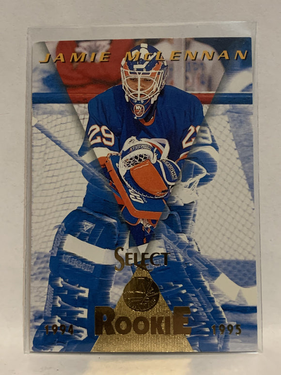 # 189 Jamie Mclennan Rookie New York Islanders 1994-95 Select Hockey Card