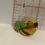 Hawaii Beach Hula Dancer Lapel Hat Pin