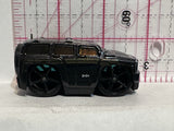 Black Hummer H3 J02 Hot Wheels Diecast Car