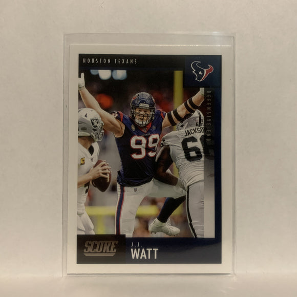 #89 J.J. Watt Houston Texans 2020 Score Football Card LC
