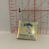 North Bay Ontario Canada Logo Lapel Hat Pin
