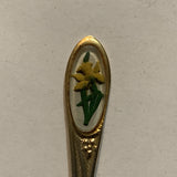 Yellow Daffodil Flower Collectable Souvenir Spoon AW