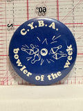 C.Y.B.A. Bowler of the Week Button Pinback