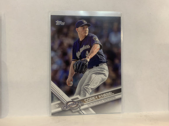 #646 Corey Knebel Milwaukee Brewers 2017 Topps Series 2 Baseball Card MX