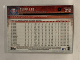 # 212 Cliff Lee  Philadelphia Phillies 2015 Topps Series One Baseball Card