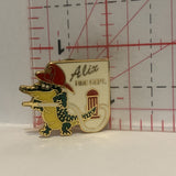 Alix Fire Department Alix-Gator Alberta Lapel Hat Pin