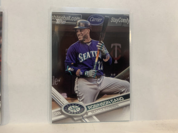 #641 Robinson Cano Seattle Mariners 2017 Topps Series 2 Baseball Card MX