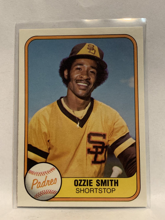 # 488 Ozzie Smith San Diego Padres 1981 Fleer Baseball Card