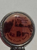 St Mary's Anglican Church Maple Creek Saskatchewan Gazelle  Souvenir Spoon