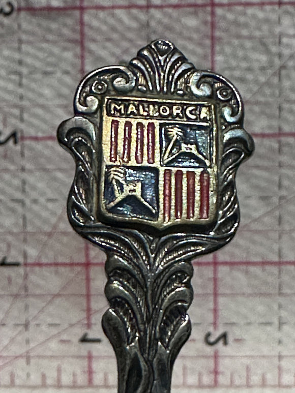 Mallorca Spain Crest Emblem  Souvenir Spoon