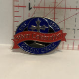 Golden Circle Silver Celebration Lapel Hat Pin