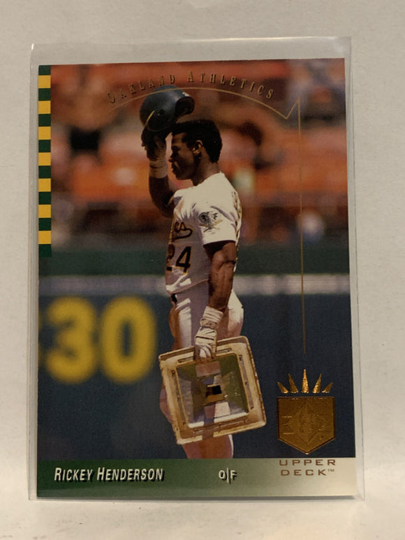 # 40 Ricky Henderson Oakland Athletics 1993 SP Baseball Card