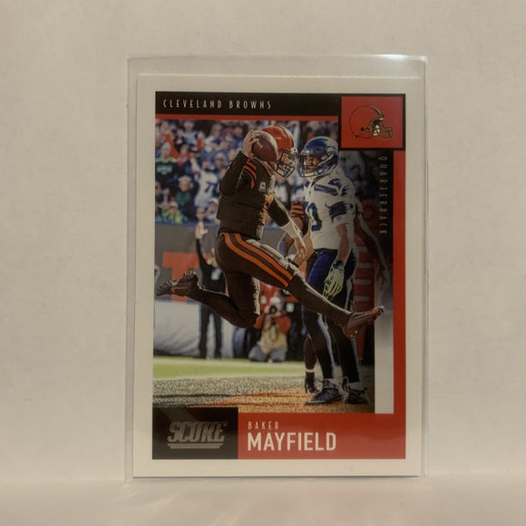 #65 Baker Mayfield Cleveland Browns 2020 Score Football Card LD