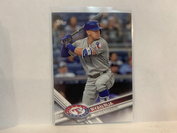 #637 Ryan Rua Texas Rangers 2017 Topps Series 2 Baseball Card MX