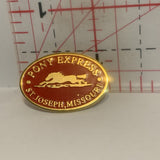 Pony Express St Joseph Missouri Lapel Hat Pin