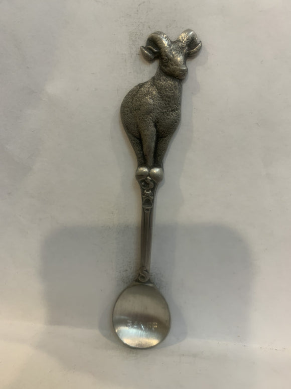 Banff Alberta Bighorn Sheep Souvenir Spoon