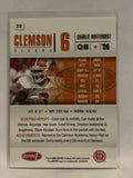 # 20 Charlie Whitehurst Clemson Tigers 2006 Aspire  Football Card