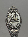 San Clemente California Sail Boat  Souvenir Spoon
